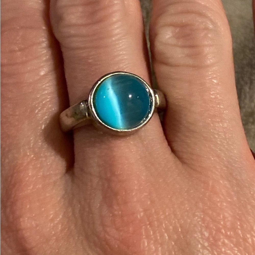 Silver & Tiger Eye Ring